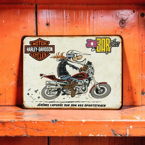 Plaque métal joe - plaque, team