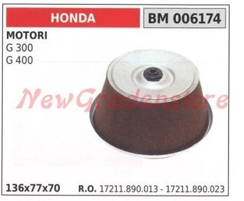 Filtre air honda moteurs - air, g