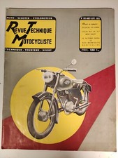 RTM Revue Technique Motocycliste 1955 ancienne Revue 175 Ydral René Gillet