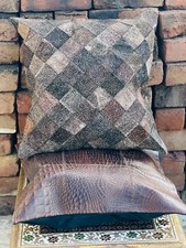 Taies d'oreiller en cuir