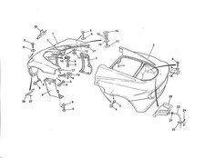 Fixations En Acier Inoxydable Pour Lotus Elise S2 Avant Et Arrière Clam Shell