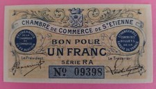 NECESSITE 1 FRANC CHAMBRE DE