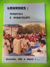 Book Libro LOURDES MIRACOLI E