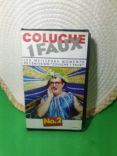 Vhs coluche faux numero - vhs, 1