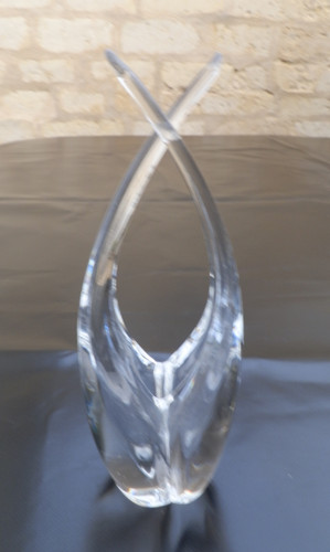 Ancien vase cristal de - ancien,