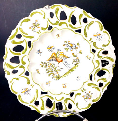 Assiette ajouree faience - assiette,