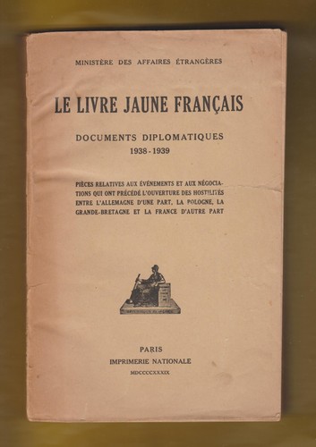 Livre jaune français - le,