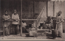 Zoo humain, Exposition coloniale, Strasbourg, Le village africain, Une cuisine  