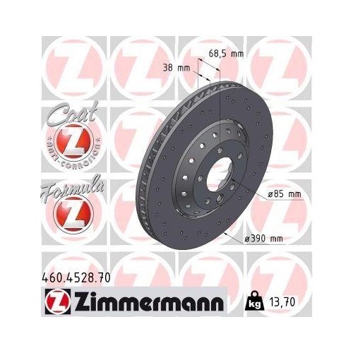 Disque frein zimmermann - de,