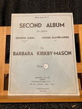Barbara Kirkby-Mason Second album pour piano partition éditions Bosworth