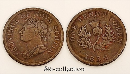 One penny token 1823 - one,