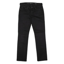 Jeans Slim Droits Noirs Femme
