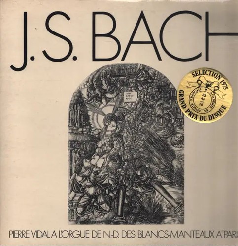2xlp bach pierre - pierre, vidal