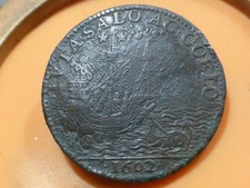 JETON ROYAL - EPOQUE HENRI IV - 1602 - RARE & QUALITE TB+ ! 5,20gr !