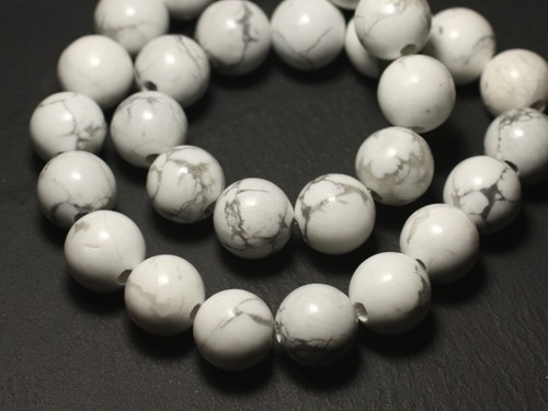 1pc perle pierre howlite - 1pc,