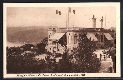 Carte postale portofino vetta - postale,