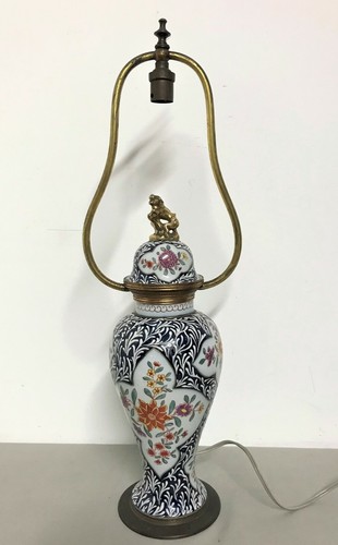 Pied lampe faïence - pied, en