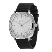 Montre Homme CK CALVIN KLEIN HIGHLINE K5M311D6 Silicone Noir SWISS MADE