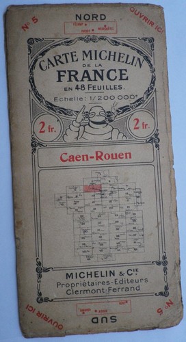 Carte michelin 5 - carte,