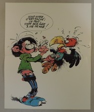 Franquin affiche Gaston
