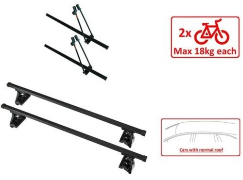 Set toit rack vélo supports - toit, +