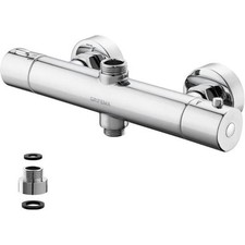 GRIFEMA G17005 Mitigeur Colonne de Douche Chromé Argent Excl - 8436560664796