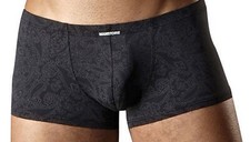 Buttonfly Boxer  Homme MANSTORE noir imprimé Ref M248 Aras - Taille XXL