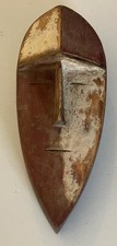 Masque passeport Adouma Gabon Matière bois H 16,7 cm  Art premier Afrique