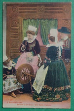 CPA BRETONNES BRETON ROUET LIT