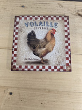 dessous de plat volaille de france ceramique / liege D 20cm