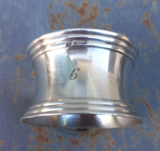 Ancien Rond de Serviette CHRISTOFLE Métal Argenté Chiffre Poinçon à la Balance