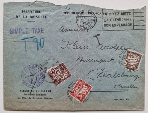 Lettre préfet moselle - lettre,