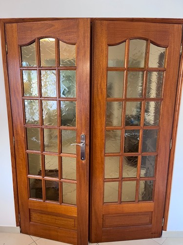 Portes interieures vitrées - , en