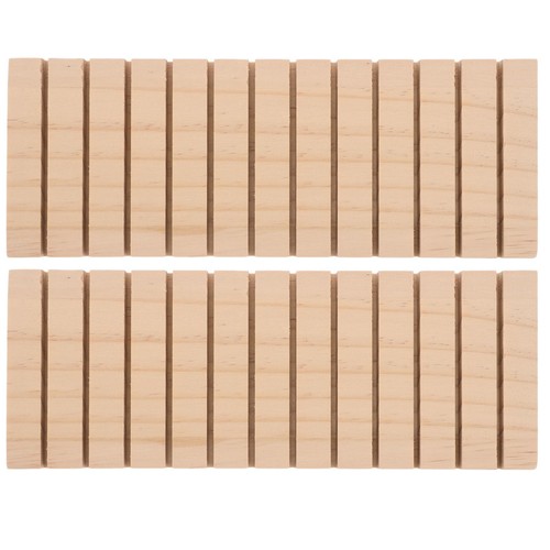 Pcs porte disques bois - 2, en