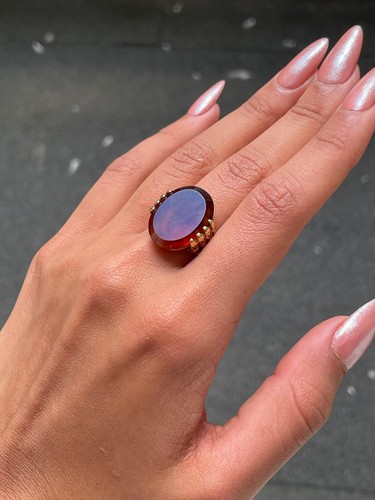 Bague jaune k - en,