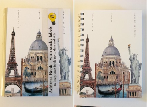 Address book and spiral - address,