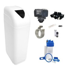 Adoucisseur D'eau 30l Vanne Fleck 5600 Sxt Complet Bac Blanc- Kit Essentiel