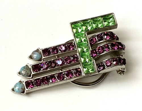 Broche pince foulard vintage - pince,
