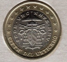 🛑 RARE Vatican 2005. 1 Euro