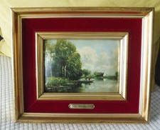 Joli cadre en émail Helca