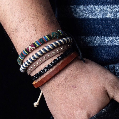 Ensemble bracelets homme - 4,