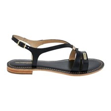 LES TROPEZIENNES Par M.Belarbi Sandale Cuir Femme Noir Hamoon