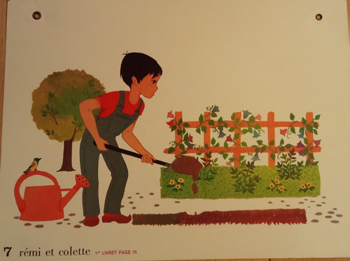 Affiche scolaire double face