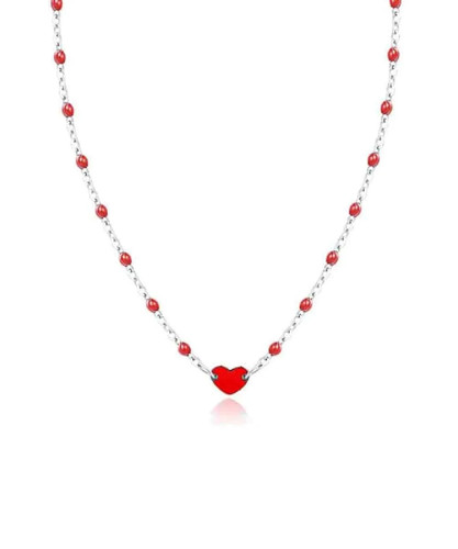 Collier enfant fille - cœur, en