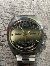 vintage Orient College Watch Perpetual Multi Year Calendar Automatic 21 Jewels