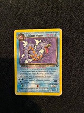 CARTE POKEMON LEVIATOR OBSCUR RARE NON HOLO TEAM ROCKET ED2 25/82 PLAYED