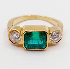 Bague jarretière vintage or