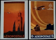 Lot de 2 Entiers Postaux Monde 20 gr Aeropostal Carte Prêt a Poster N°9
