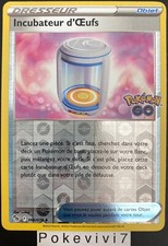 Carte Pokemon INCUBATEUR D'OEUFS 066/078 REVERSE Pokemon GO EB10.5 FR NEUF