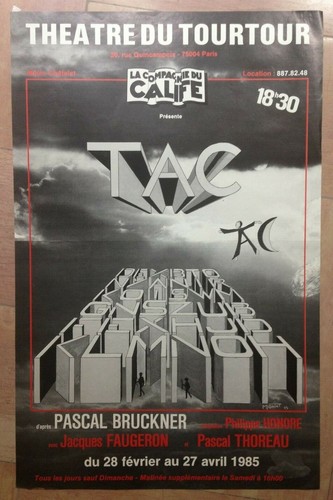 Theatre tourtour paris 1985 - du,